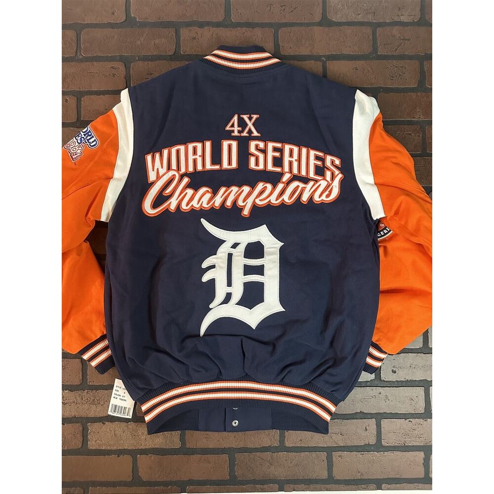 DETROIT‎ TIGERS 4X World Series Jacket~Never Worn~S M L XL 2XL